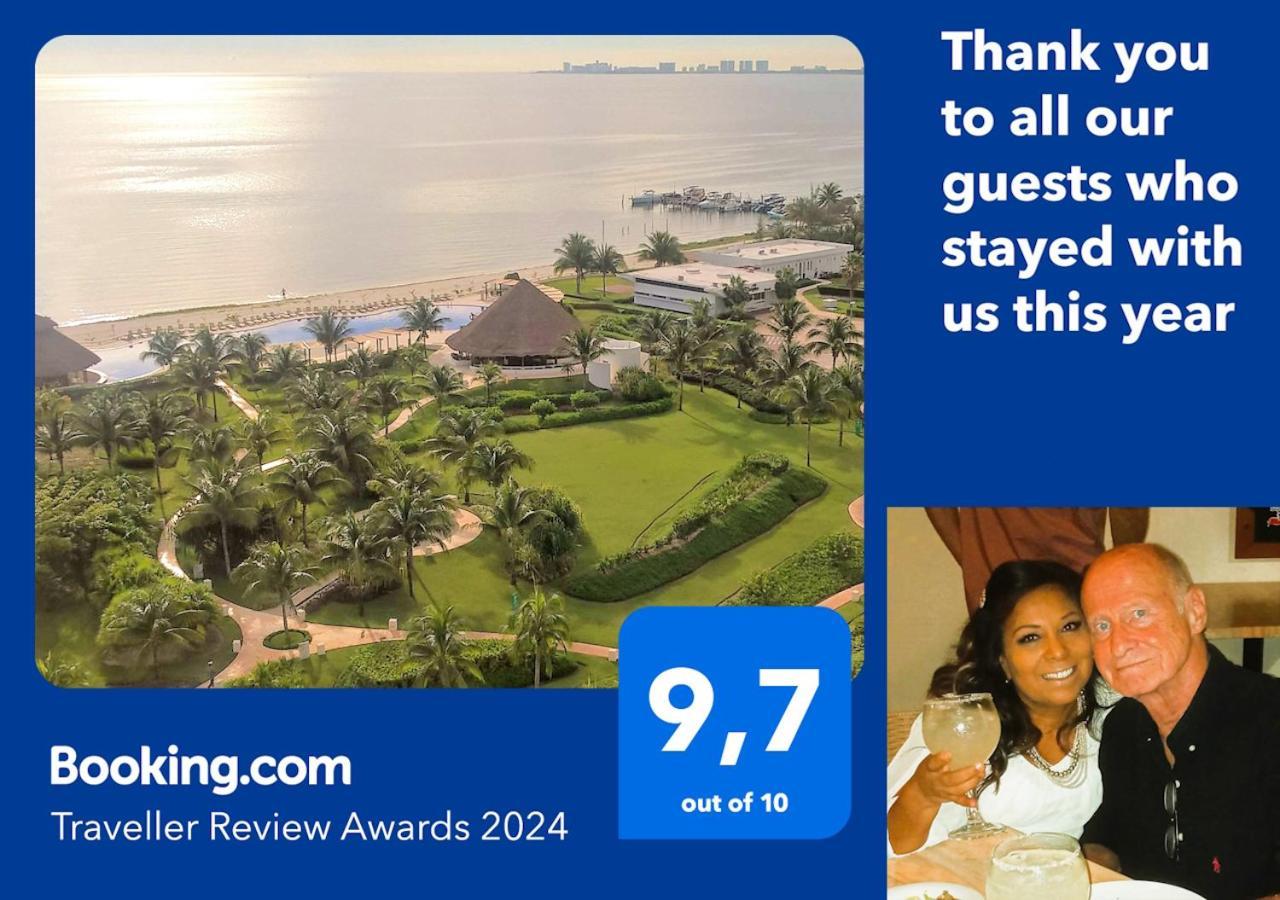 Swim The Caribbean & Work With A View Lägenhet Cancún Exteriör bild